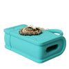 Dolce & Gabbana Turquoise Silicone Devotion Heart Cover Bag Airpods Case