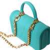 Dolce & Gabbana Turquoise Silicone Devotion Heart Cover Bag Airpods Case