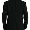 Dolce & Gabbana Black SICILIA Single Breasted Coat Blazer