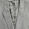 Dolce & Gabbana Gray Wool Peak Single Breasted Coat Blazer