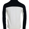 Pull-over chemise Henley Dolce &amp; Gabbana blanc et noir SICILIA