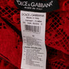 Dolce &amp; Gabbana - Robe fourreau rouge élégante avec ceinture en soie