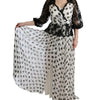 Robe longue élégante à pois Dolce &amp; Gabbana