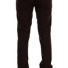 Dolce & Gabbana Purple Wool Stretch Formal Pants