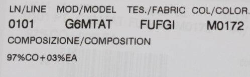 Braune Hose aus Stretch-Baumwolle von Dolce &amp; Gabbana