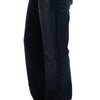 Costume National Blue Cotton Regular Fit Denim Jeans