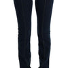 Costume National Blue Cotton Bootcut Flared Jeans