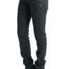 Costume National Gray Cotton Superslim Denim Jeans