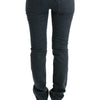 Costume National Gray Cotton Superslim Denim Jeans