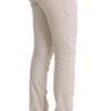 Ermanno Scervino White Slim Fit Casual Jeans