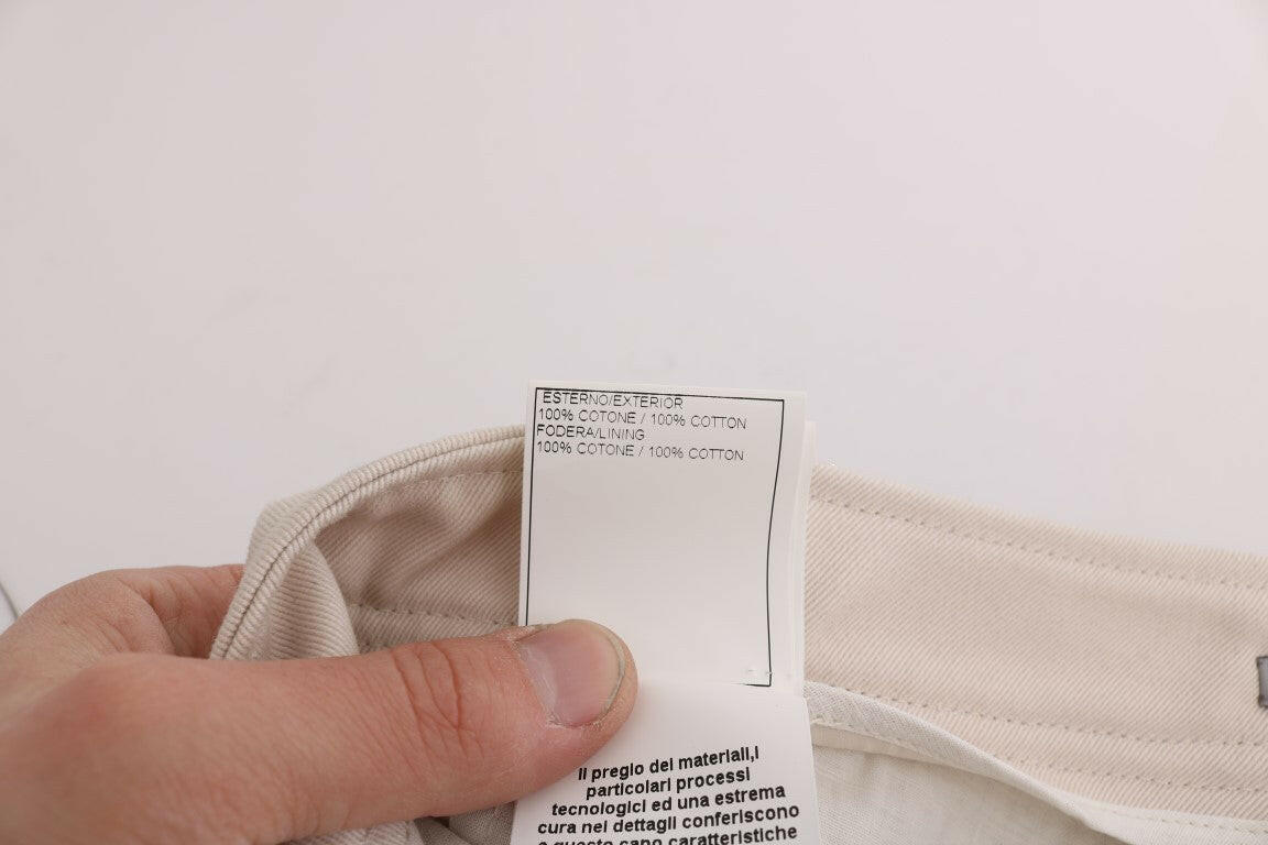 Ermanno Scervino White Slim Fit Casual Jeans