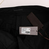 Ermanno Scervino Black Cotton Slim Fit Casual Pants