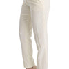 Ermanno Scervino Pantalon Chic Coupe Regular Blanc