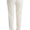 Ermanno Scervino Pantalon Chic Coupe Regular Blanc