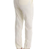 Ermanno Scervino Pantalon Chic Coupe Regular Blanc