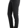 Ermanno Scervino Gray Virgin Wool Skinny Casual Pants