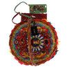Dolce & Gabbana Multicolor AGNESE Straw Crystal  Pom Pom Bag