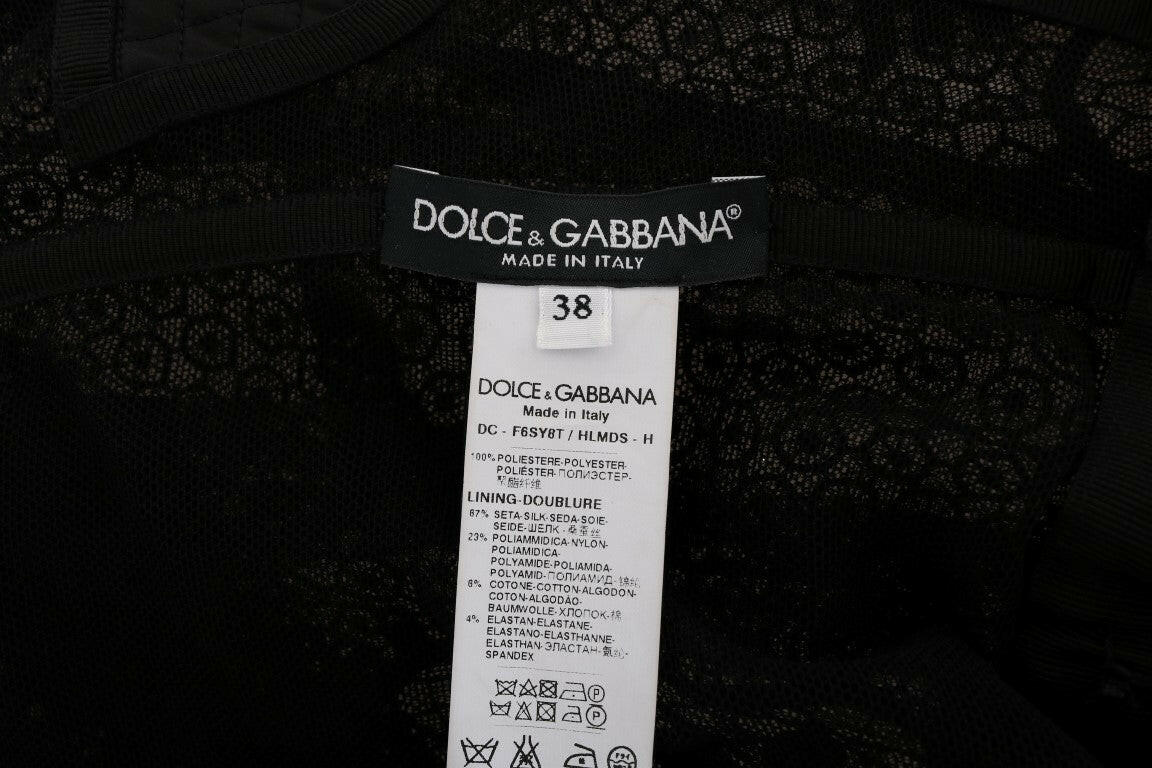 Robe fourreau longue noire élégante Dolce &amp; Gabbana