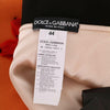 Dolce & Gabbana Orange Wool Crystal Sequin Appliques Skirt