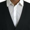 Robe gilet en laine noire Dolce &amp; Gabbana