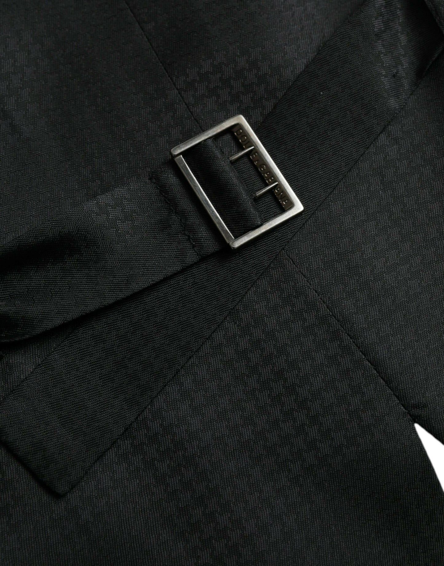 Dolce &amp; Gabbana Schwarze Wollweste, formelle Weste