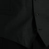 Dolce & Gabbana Black Wool Waistcoat Dress Formal Vest