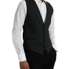 Dolce &amp; Gabbana Robe gilet en coton noir Gilet formel