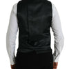 Dolce &amp; Gabbana Robe gilet en coton noir Gilet formel