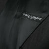 Dolce &amp; Gabbana Robe gilet en coton noir Gilet formel