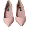 Dolce &amp; Gabbana Hellrosa Lackleder Heels Pumps Schuhe