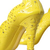 Escarpins à talons Dolce &amp; Gabbana CINDERELLA en cristal jaune