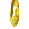Escarpins à talons Dolce &amp; Gabbana CINDERELLA en cristal jaune