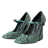 Escarpins Mary Jane en cuir python Aqua Dolce &amp; Gabbana