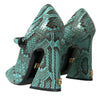 Escarpins Mary Jane en cuir python Aqua Dolce &amp; Gabbana