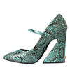 Escarpins Mary Jane en cuir python Aqua Dolce &amp; Gabbana
