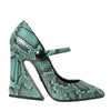Escarpins Mary Jane en cuir python Aqua Dolce &amp; Gabbana
