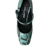 Escarpins Mary Jane en cuir python Aqua Dolce &amp; Gabbana