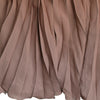 Jupe midi plissée taille haute en polyester marron Dolce &amp; Gabbana