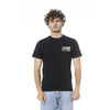T-shirt Cavalli Class en coton noir pour homme