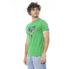 T-shirt Cavalli Class en coton vert pour homme
