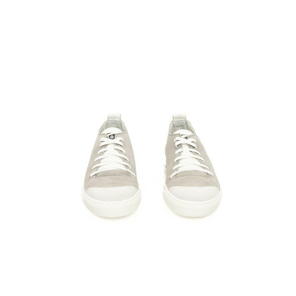 Cerruti 1881 Gray Cowhide Men Sneaker