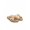 Cerruti 1881 Beige Lambskin Women Sandal