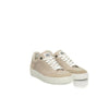Cerruti 1881 Beige Cowhide Women Platform Sneaker