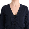 MARGHI LO' Blue Wool Blouse Sweater