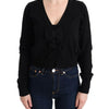 MARGHI LO' Black Wool Blouse Sweater
