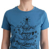 Dolce & Gabbana Blue Cotton 2017 Motive T-Shirt