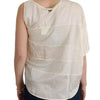 Costume National Beige Asymmetrische Topbluse
