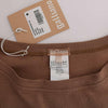 John Galliano Brown Cotton Studded Sweater