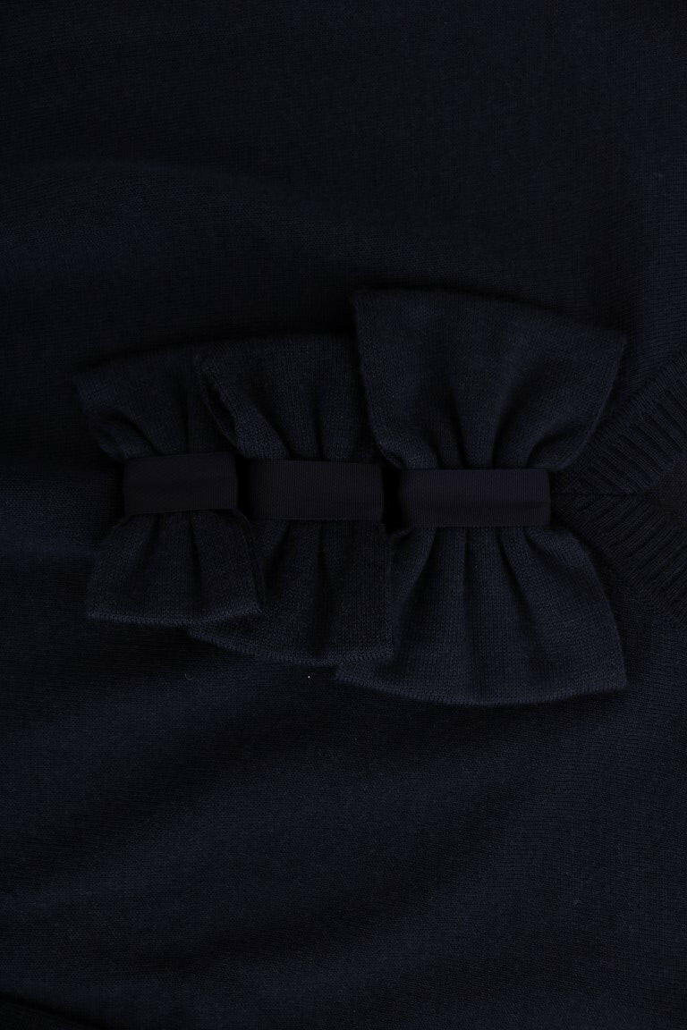 Robe élégante en laine bleue MARGHI LO'