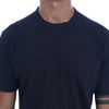 Daniele Alessandrini Blue Cotton Crewneck T-Shirt